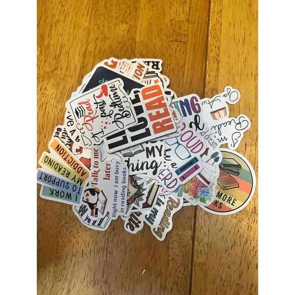 Over 40 Kindle Book Bookish Stickers - Picture 2 of 4